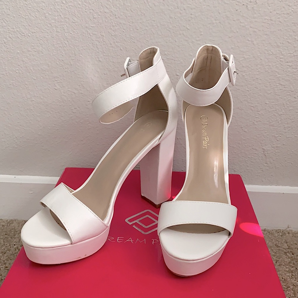 Ankle Strap Platform Heels